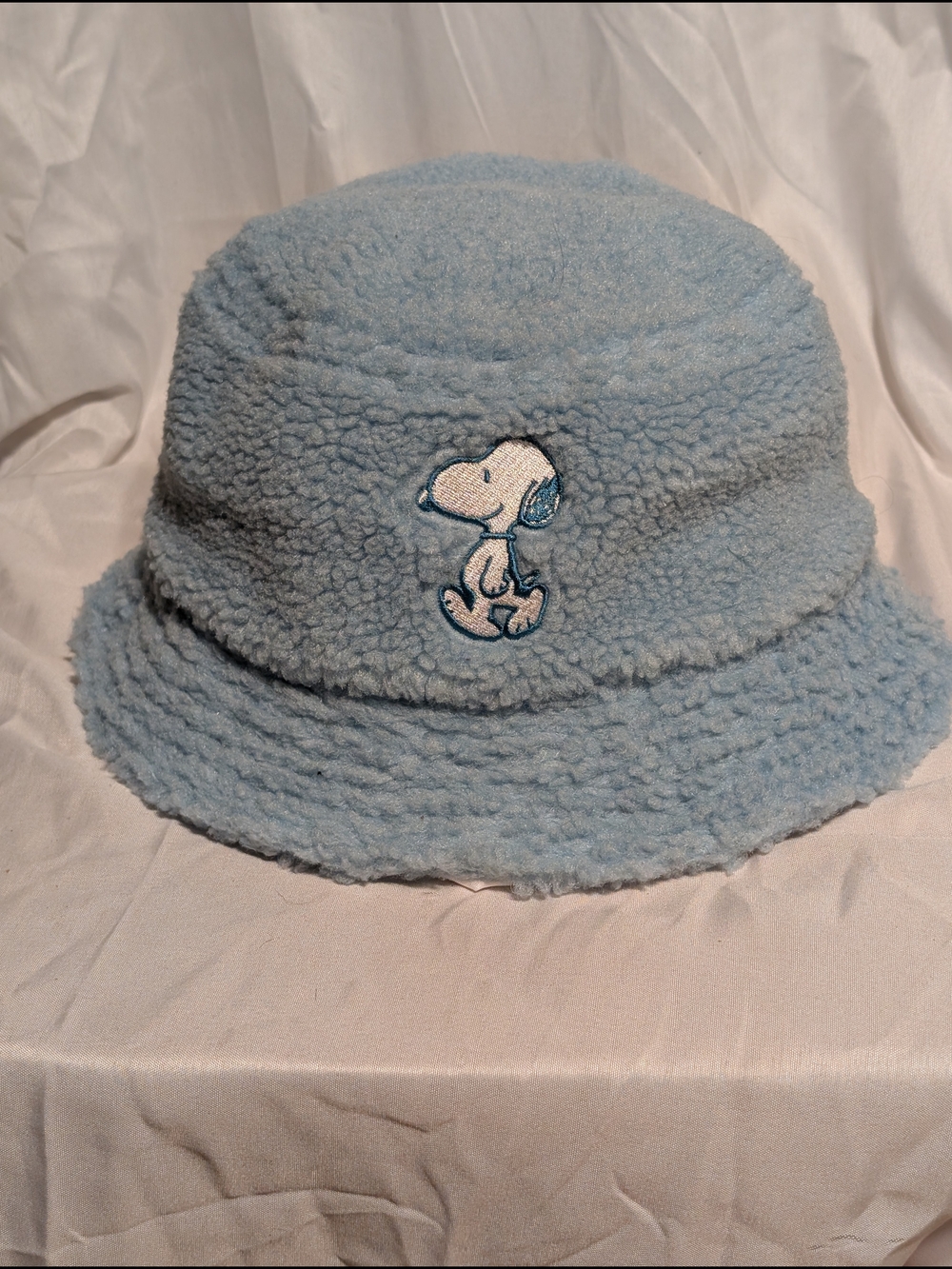 Peanuts Light Blue Sherpa Bucket Hat